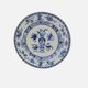 Assiette plate en céramique Société Céramique Maastricht modèle Potiche - Années 1920