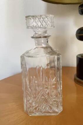 Vintage whiskey decanter 1970