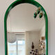Vintage Italian plastic mirror design 70s