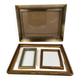 Set of 4 gold frames