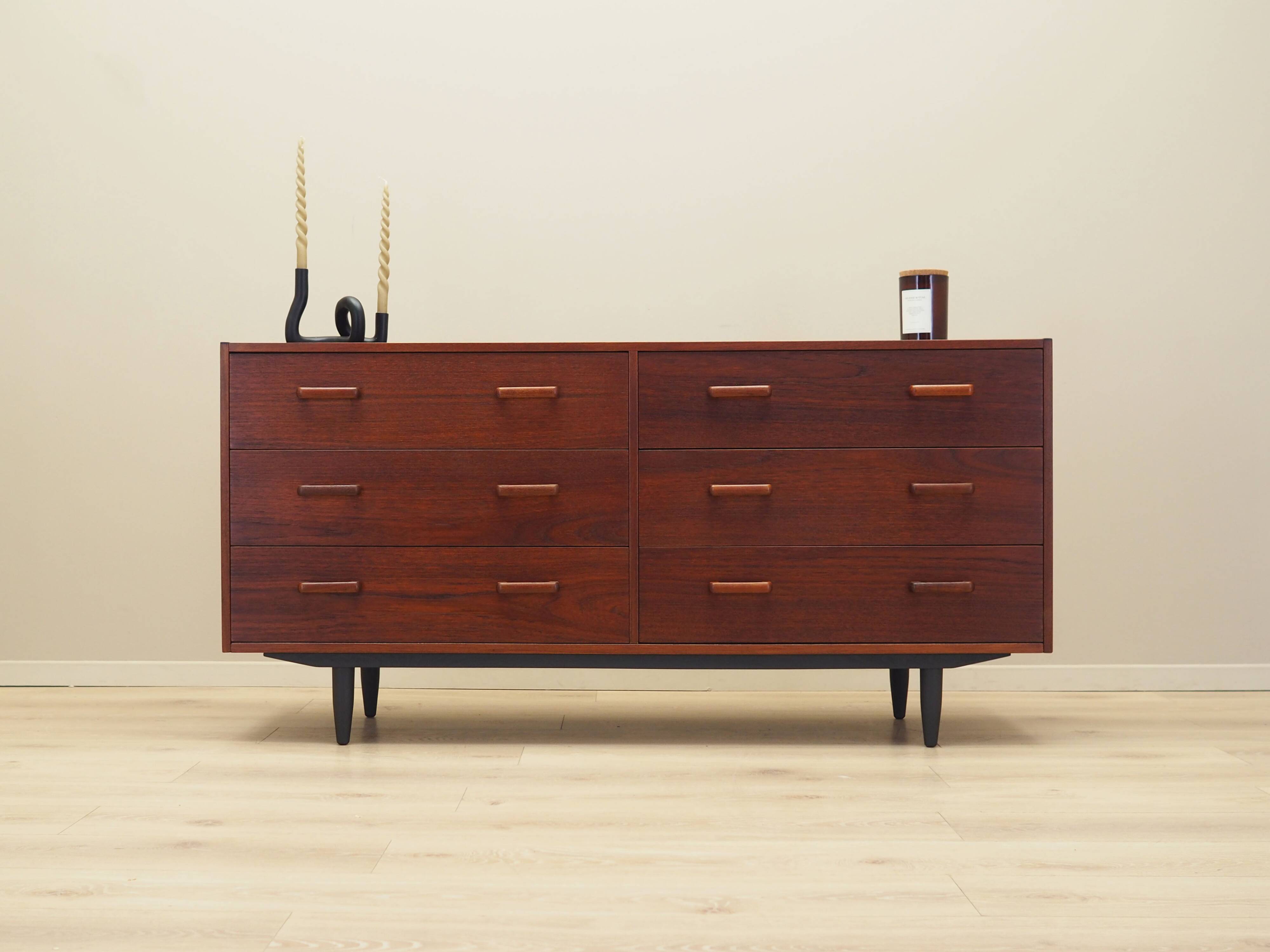 Danish teak chest of drawers, 1970s