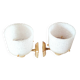Pair of 60s designer Perspex wall lights