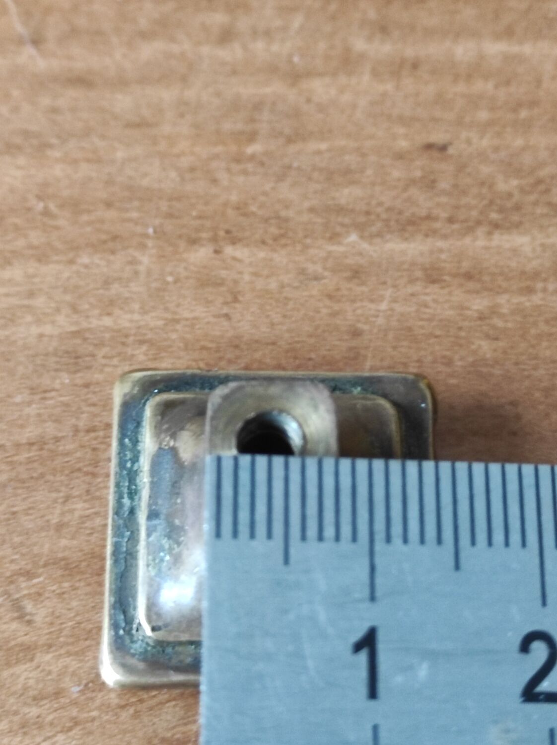 Art Deco style metal furniture handle