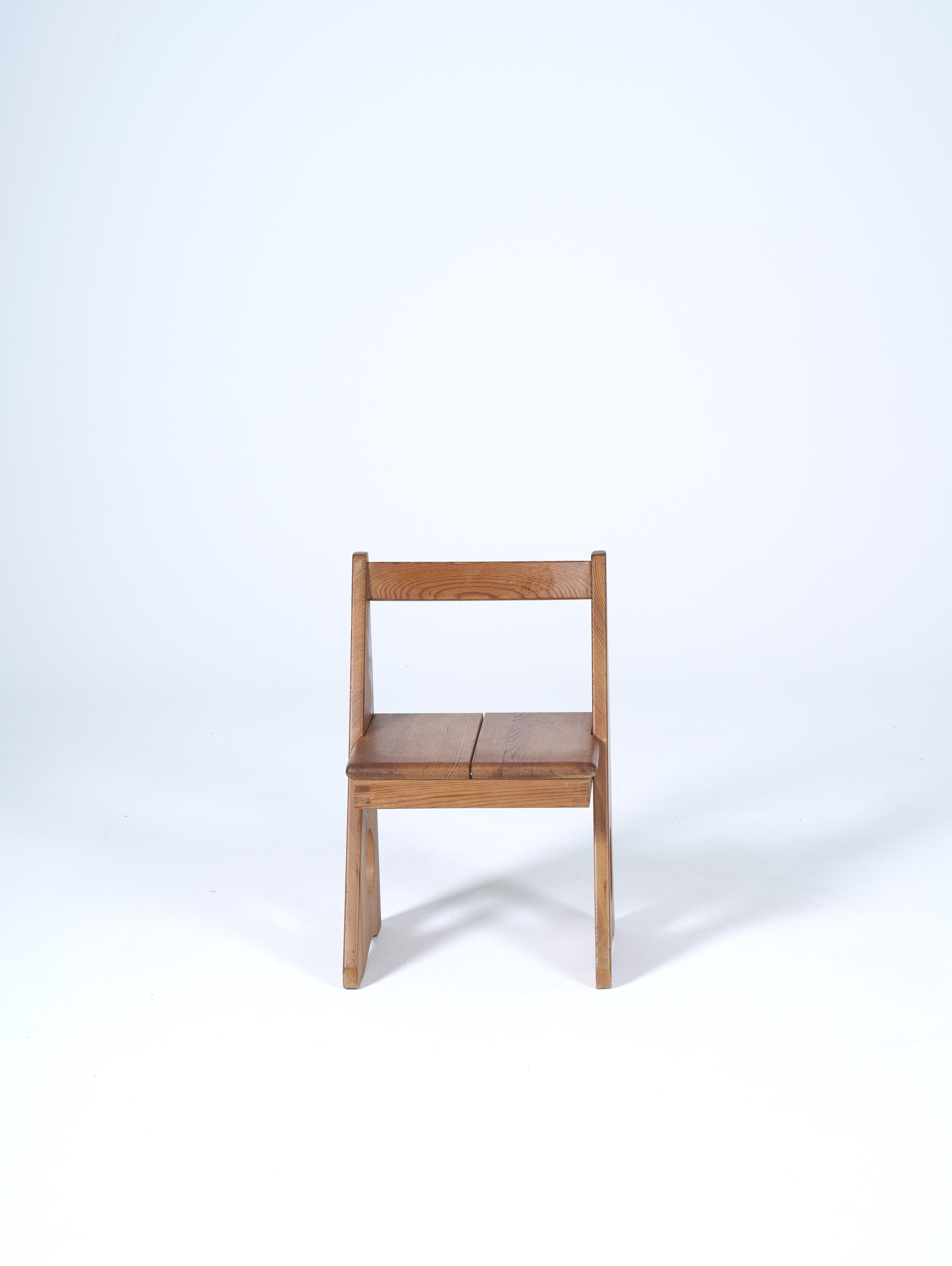 Pine stool Gilbert Marklund 1960s