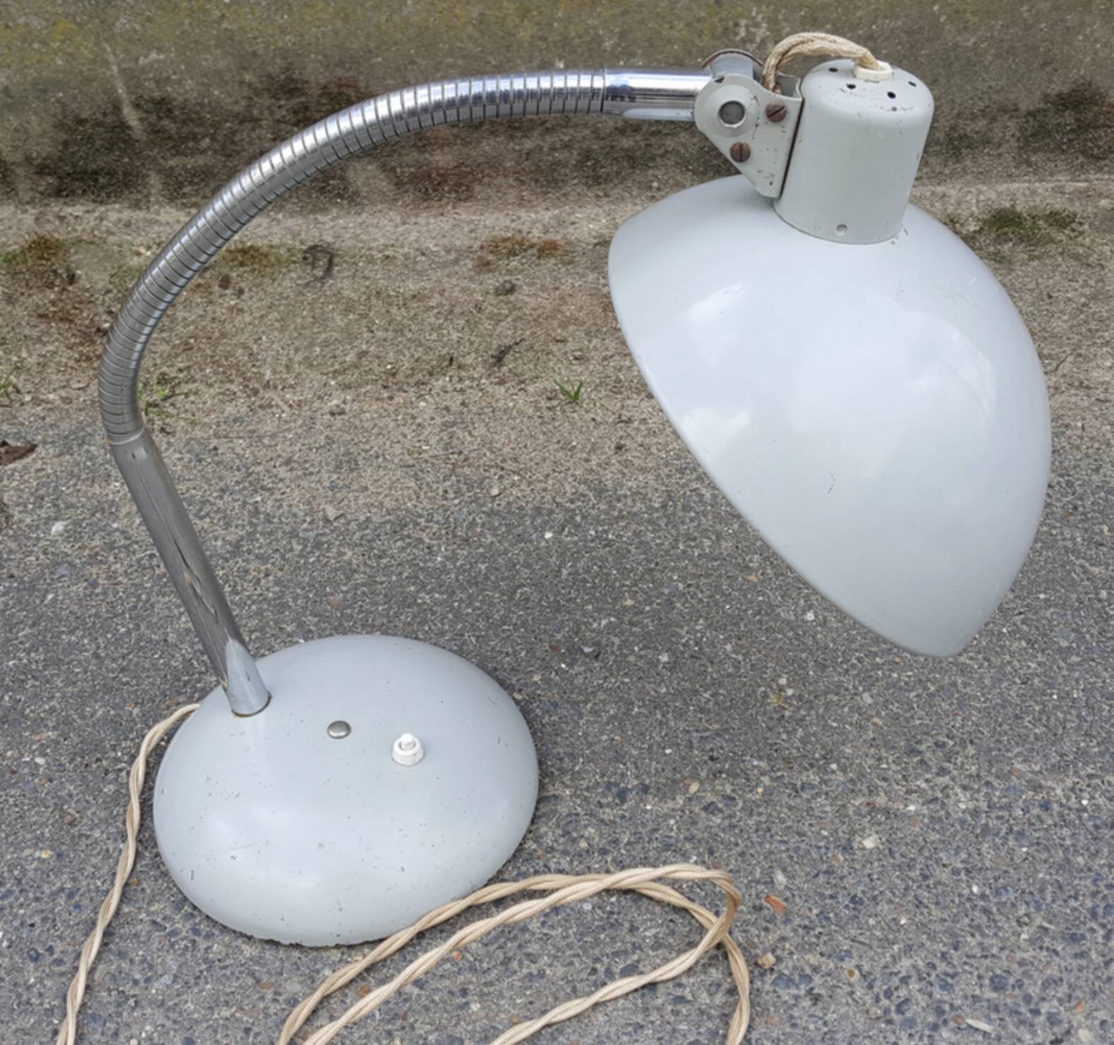 Lamp, Manufrance, Saint Etienne, administration, vintage, 50s