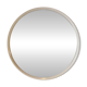 Large vintage circular mirror, plastic frame.