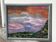 Old abstract landscape painting