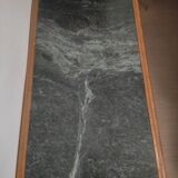 Coffee table in marble and solid wood