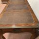 Louis XV style desk set in mahogany and burr walnut