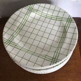 Lot of 12 Gien dessert plates