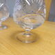 6 saint-louis crystal cognac glasses