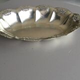 silver metal bread basket