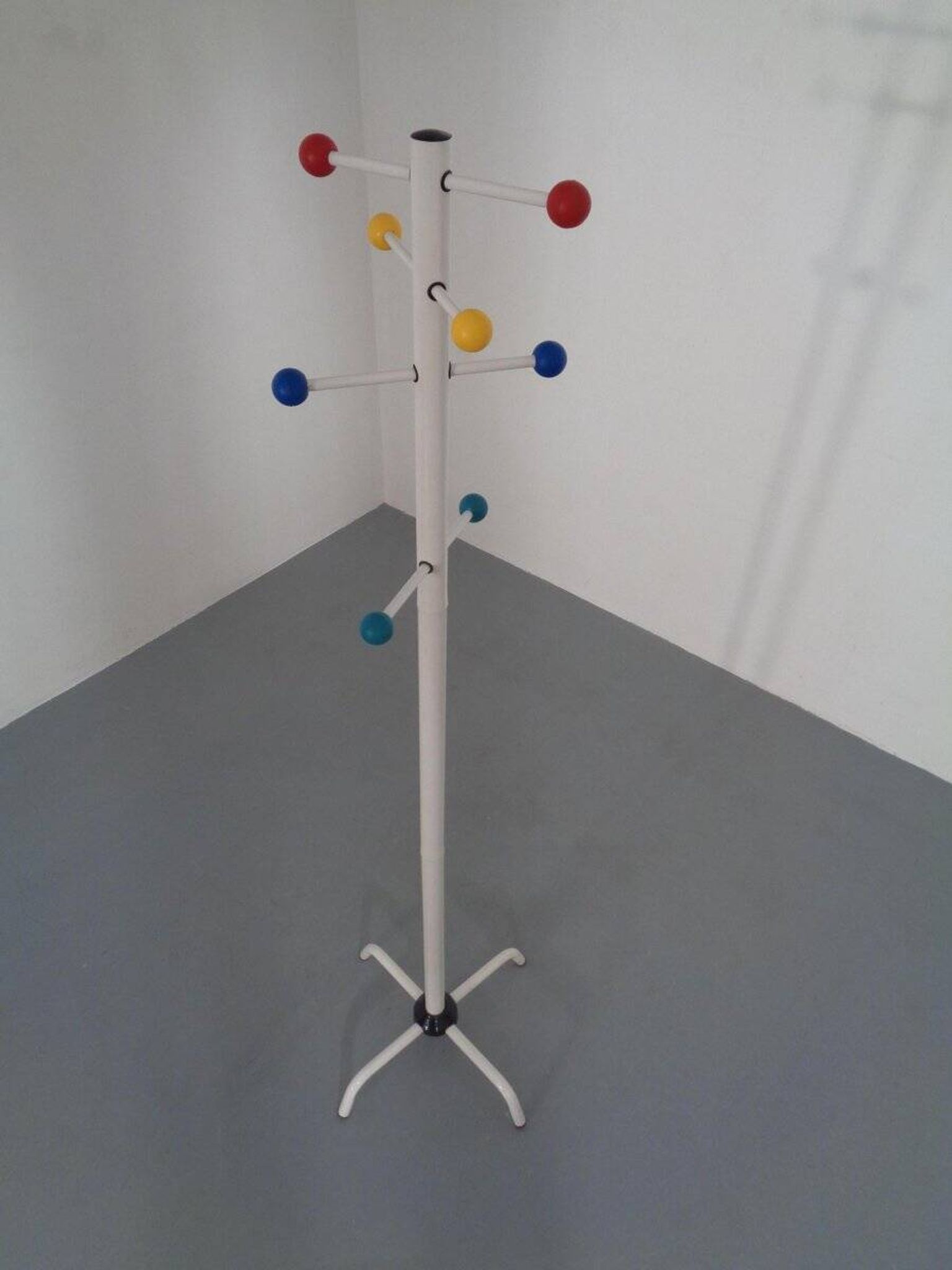 Italian Tubular Coat Rack, 1970s
