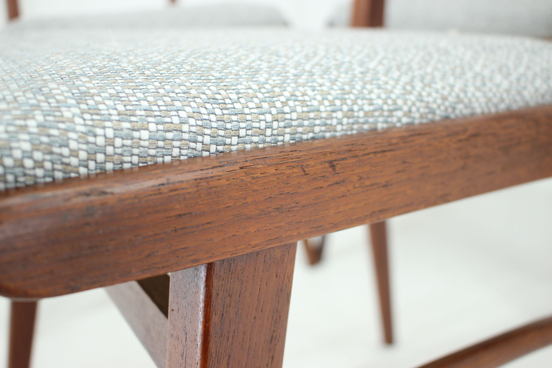 1960s Set of Four Dining Chairs in Teak, Germany