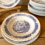 Set of 14 old earthenware plates
