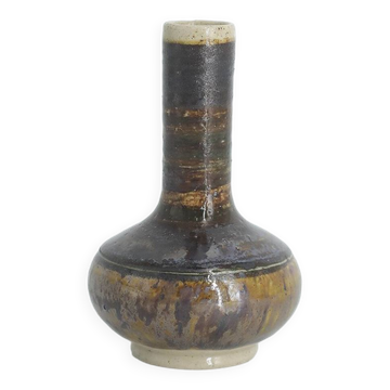 Small Collection Vase Mid-Century Modern Scandinavian in Stoneware No. 13 by Gunnar Borg for Höganäs