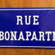 Old enamelled street sign