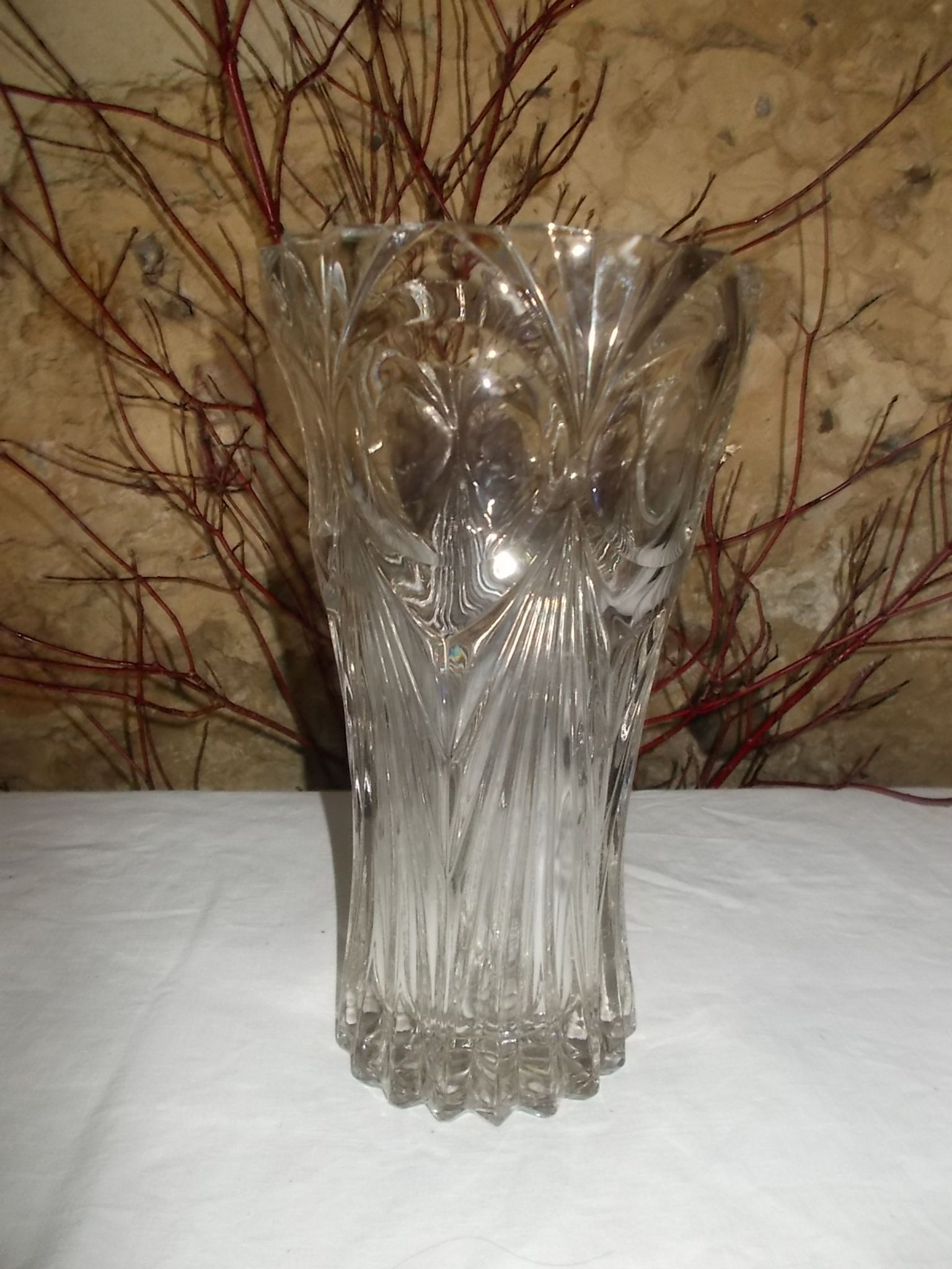 Vase en cristal