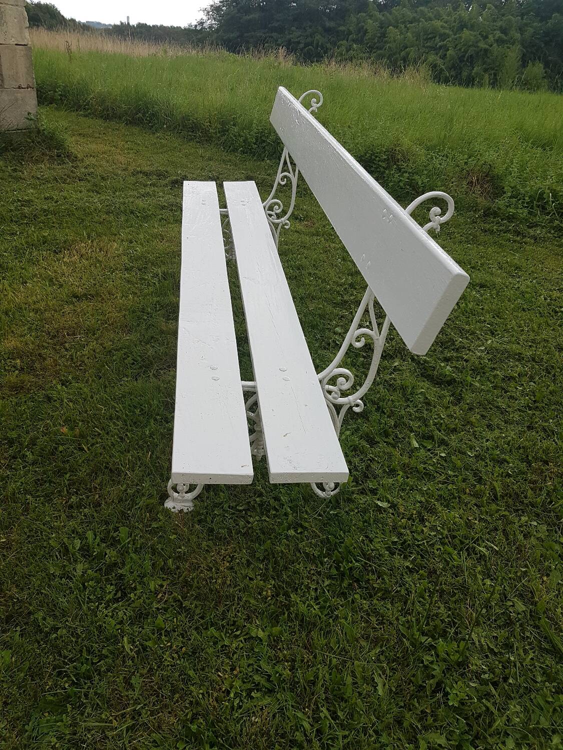 Castle park garden bench