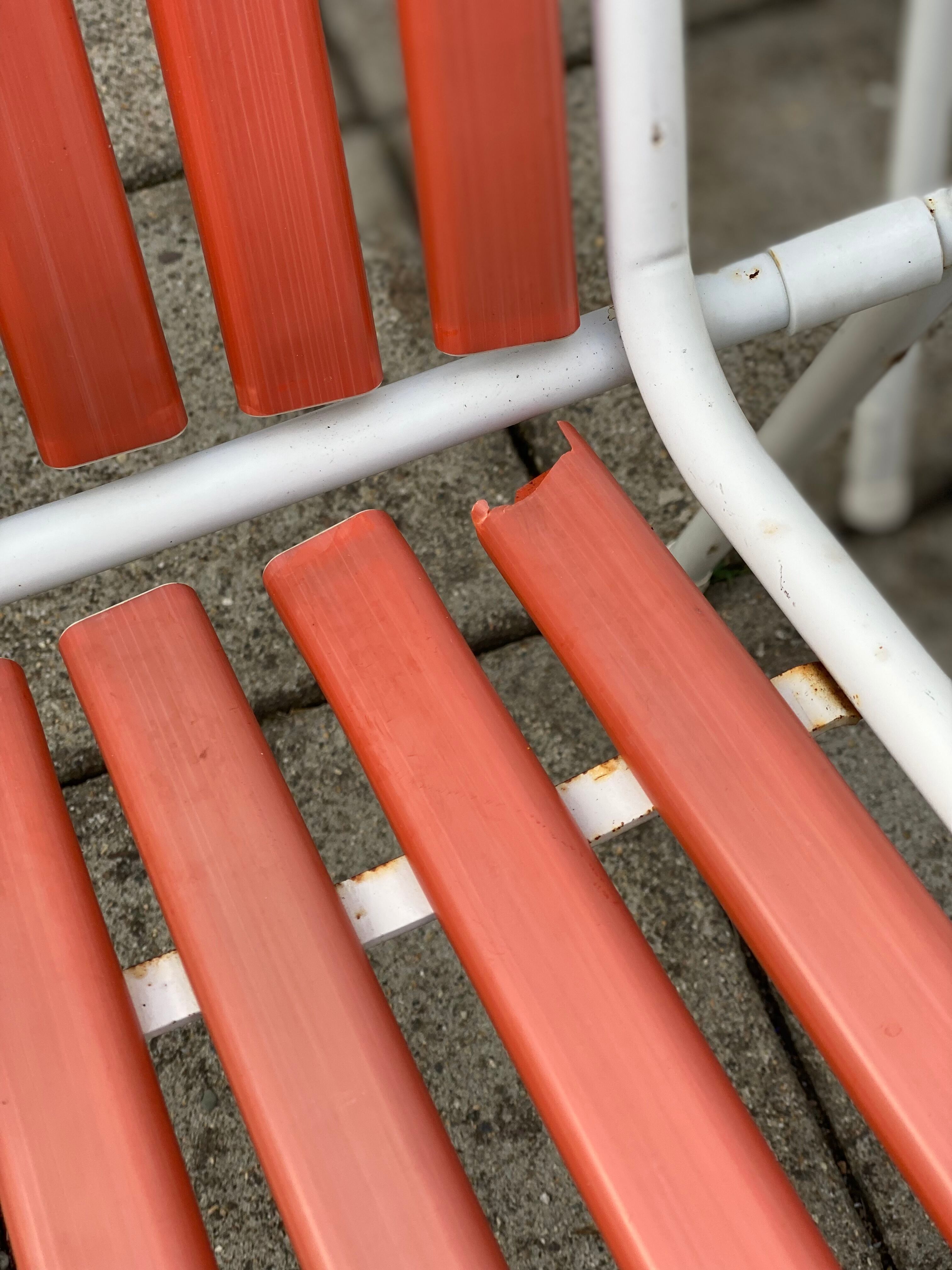 4 mid century modern garden chairs