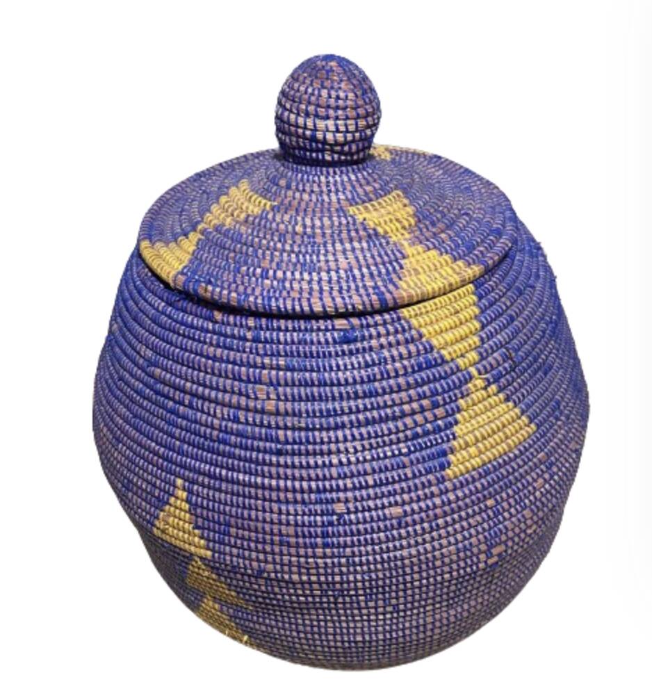 Panier de rangement artisanal tressé