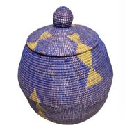 Magnificent handmade woven storage basket Height: 40/50 cm Ø: 30/50 cm