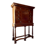 Cabinet in walnut of the nineteenth century