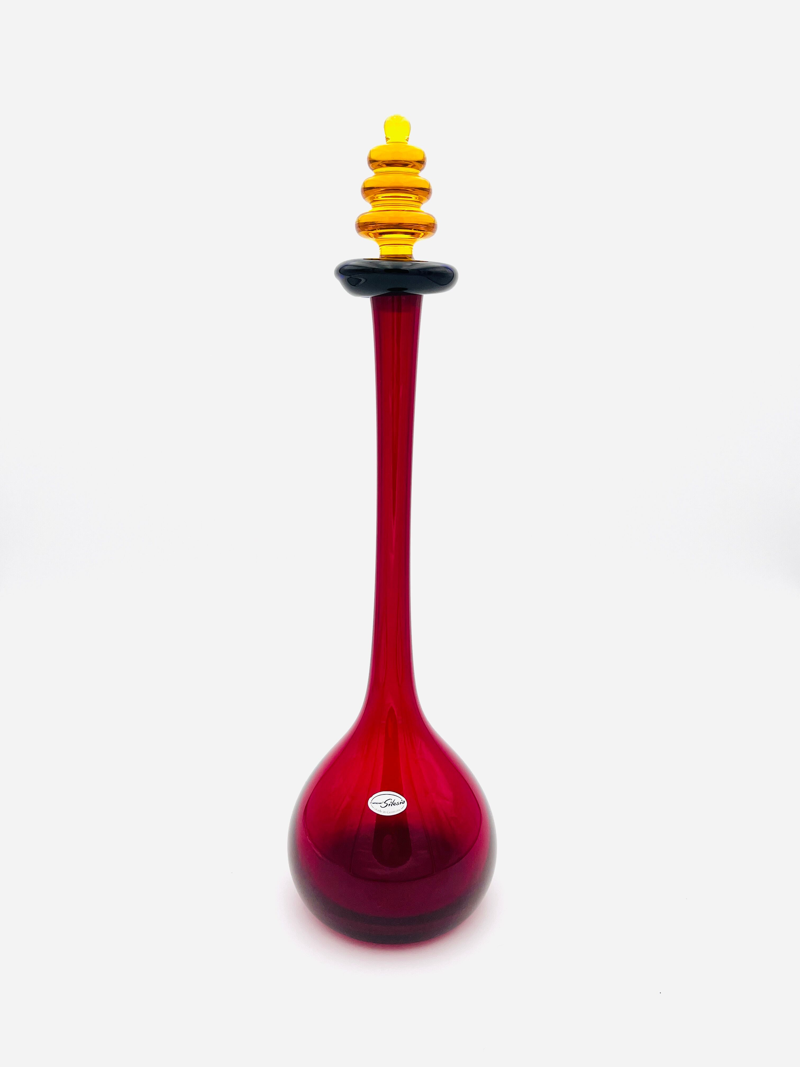 Sculptural Carafe XL Silesia Kaspar Design Memphis (45cm) 1970