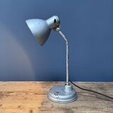 Silver-grey Bauhaus desk lamp