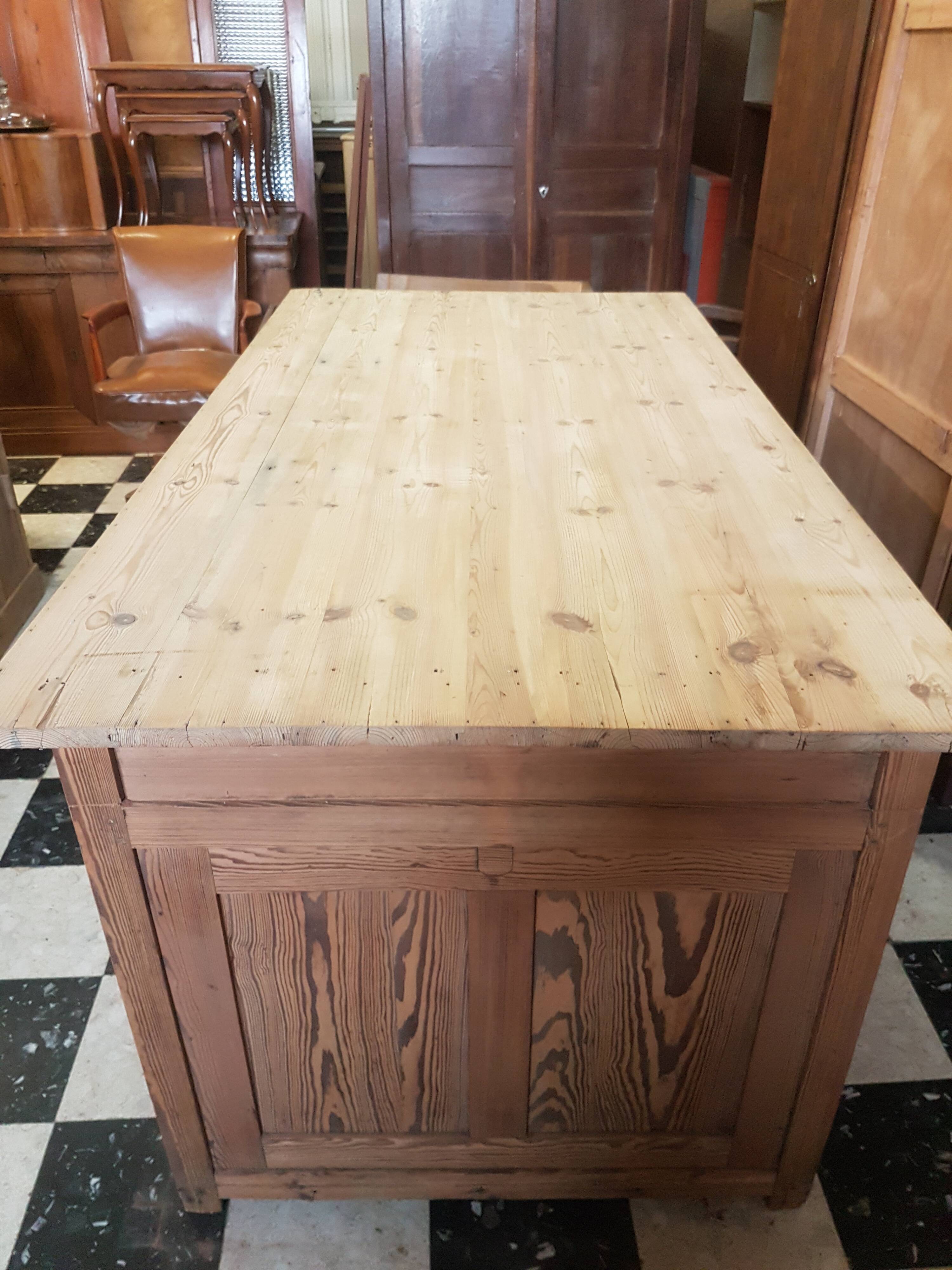 Former furniture ilot comptoir de métier double-sided