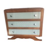 Commode pied moustache en chêne