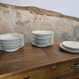 Set of Cérabel porcelain soup and dinner plates from Baudour