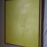 Abstract contemporary monochrome yellow background