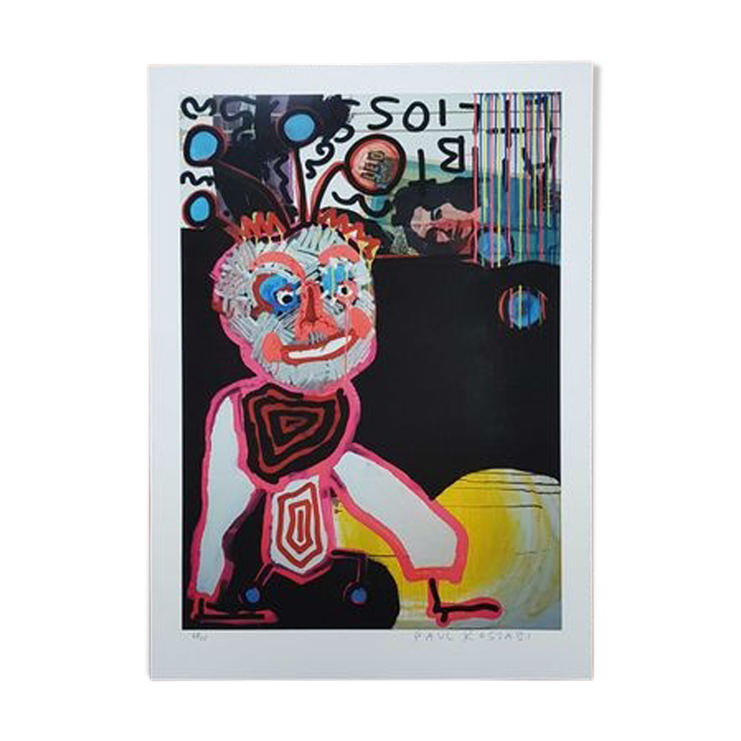 De « Rubrique à Miami » affiche Paul Kostabi 1962