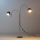Mid Century GEPO Double Arc Space Age Eyeball Floor Lamp
