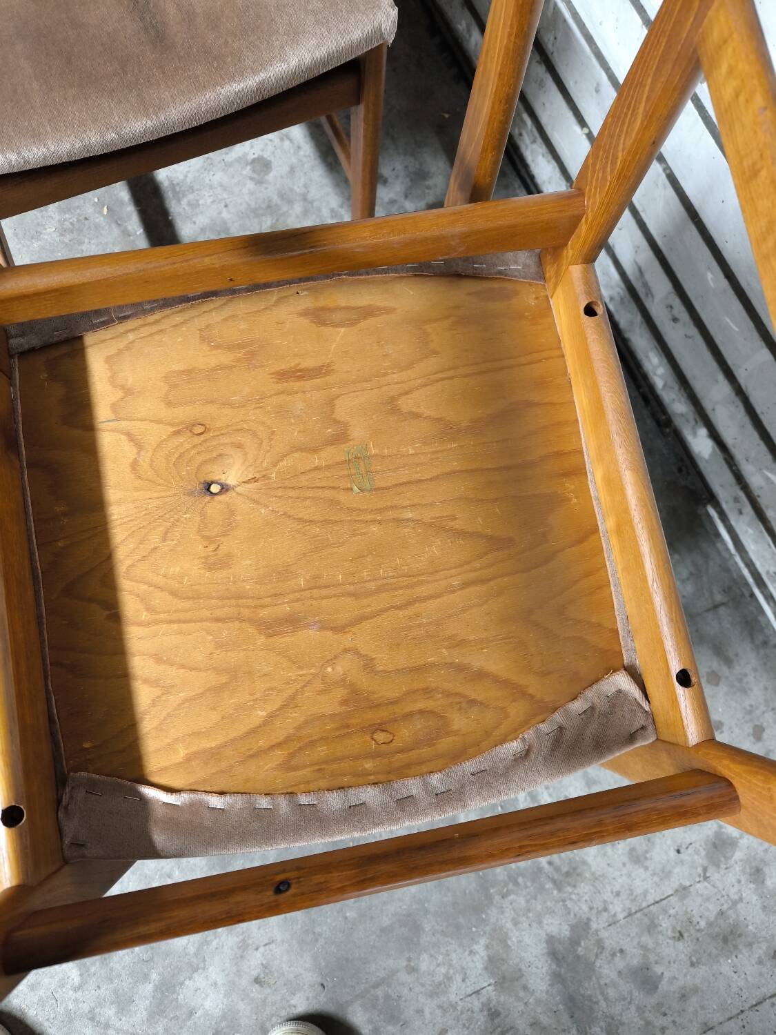 Scandinavian vintage solid teak chairs ulferts sweden 1960