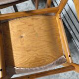 Scandinavian vintage solid teak chairs ulferts sweden 1960