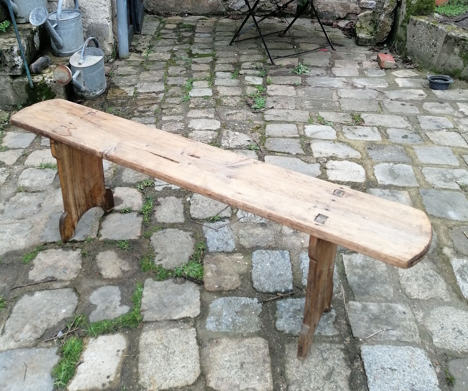 Antique wooden bench