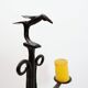 Wrought iron candle holder - France, 20th century