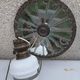 Antique oil wall lamp – Sun mirror and white opaline
