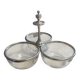 Royal signature pewter and crystal servant
