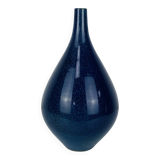 Vintage blue ceramic vase