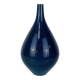 Vintage blue ceramic vase