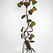 Japanese-style Heron floor lamp, Art Nouveau, France, circa 1900