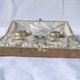 Saleron box jeweler A. Combes pepper salt salt maker Crystal cut service