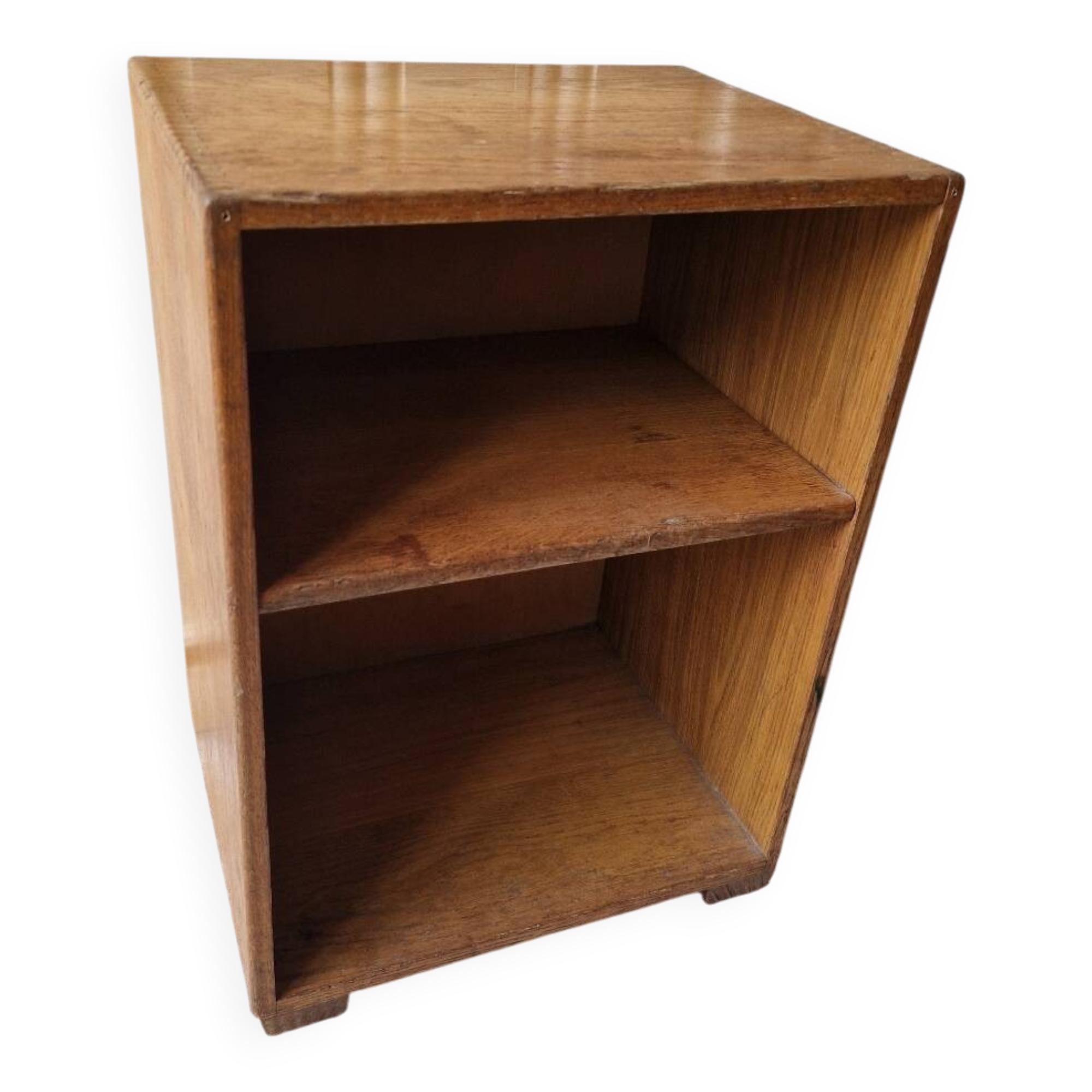 Mid-century oak bedside table 1965 by Raf Staverton