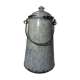 Pot à lait  ancien en tôle émaillée