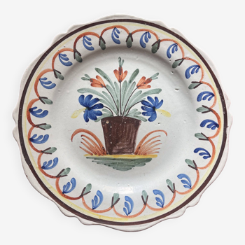 Quimper earthenware plate