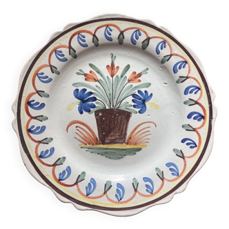 Quimper earthenware plate