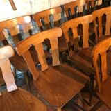 Lot of 14 vintage bistro chairs